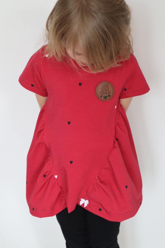 Jersey-Stoff "Herzrasen mini #berry" (0,25m)