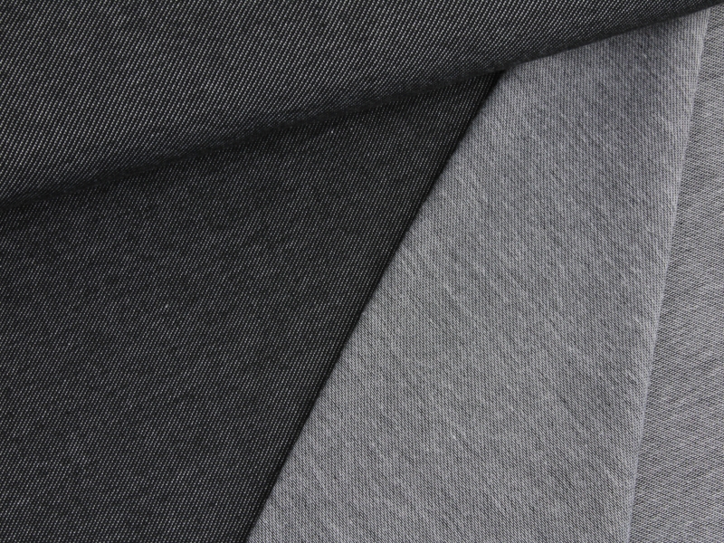 Jersey-Stoff "Jeans-Jersey #schwarz" (0,5 Meter)