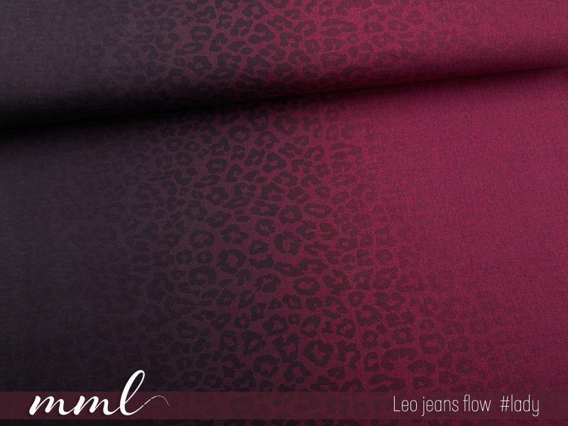 Jersey-Stoff "Leo jeans flow #lady" (0,25m)