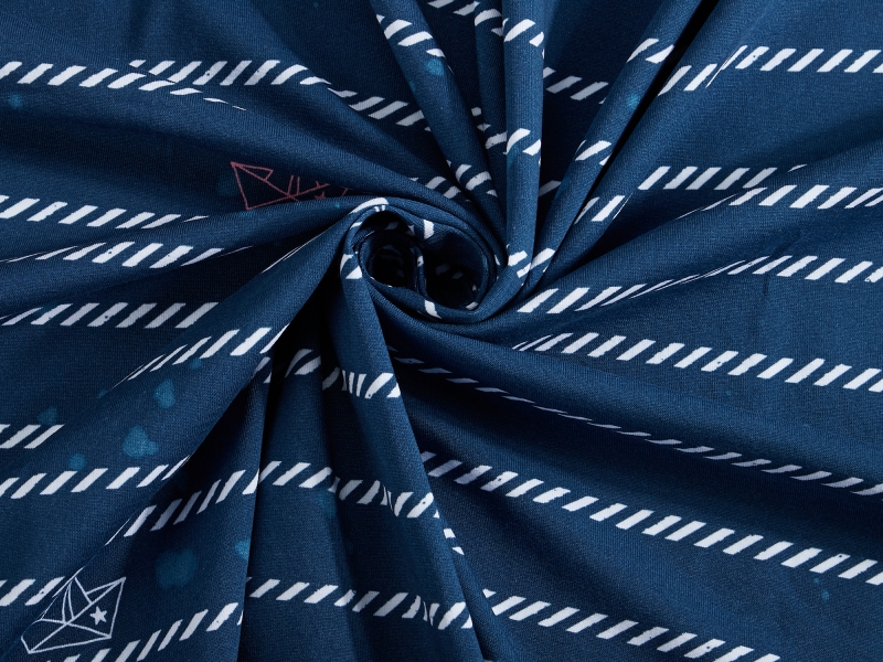 Jersey-Stoff "Moin #new darkblue rose" (0,5m)