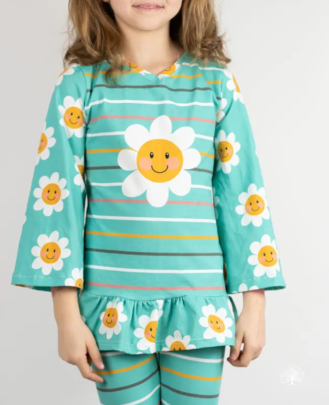 Jersey-Stoff "Pips #mint" (1 Panel, ca. 1,00m)