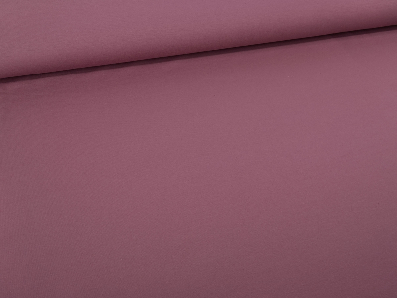 Jersey-Stoff "uni #aubergine" (0,5m)