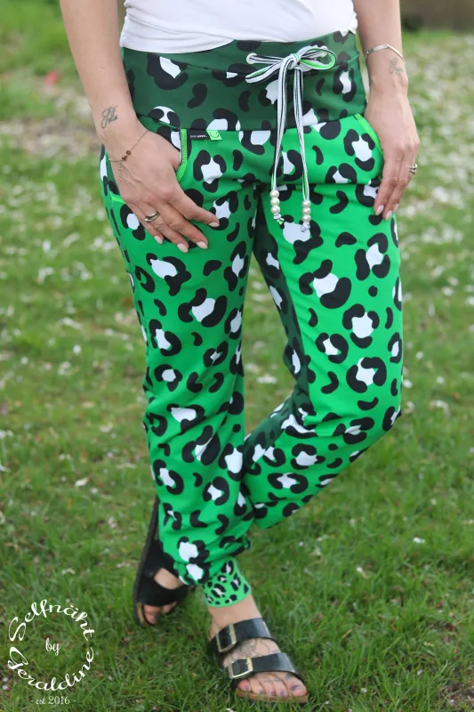 Jersey-Stoff "wild girl #eat the frog" (0,25m)