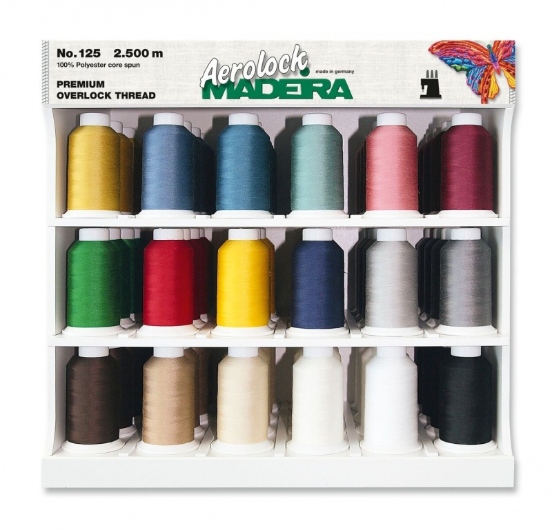 Madeira M9120 8500 Overlock schroefdraad, polyester, groen, 1000