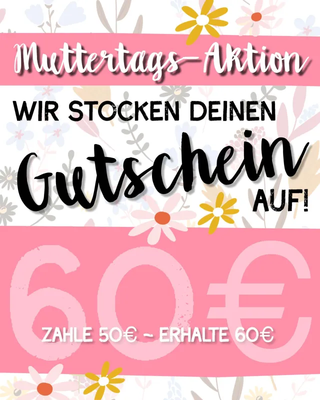 mamasliebchen - Geschenk-Gutschein (60,- EUR)
