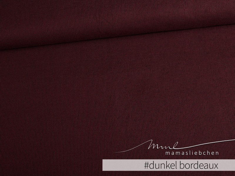 Strick-Stoff "bella #dunkel bordeaux" (0,25 m)