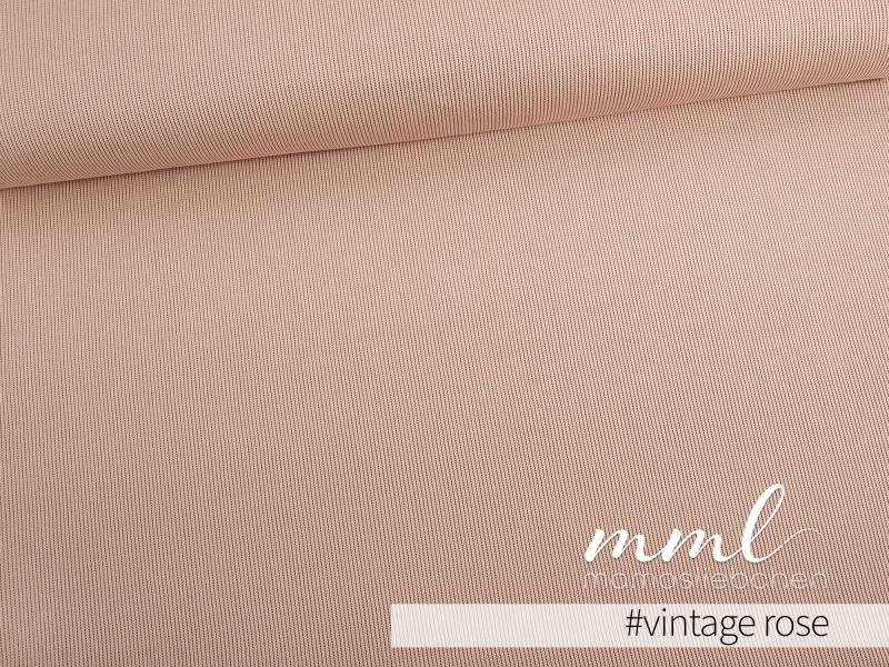 Strick-Stoff "bella #vintage rose" (0,25 m)