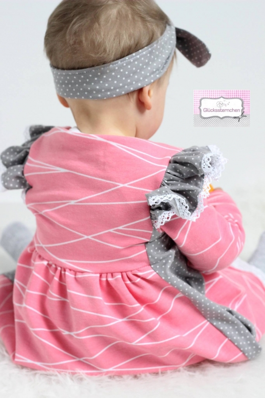 Sweat-Stoff "shapelines #bubblegum" (0,5 Meter)