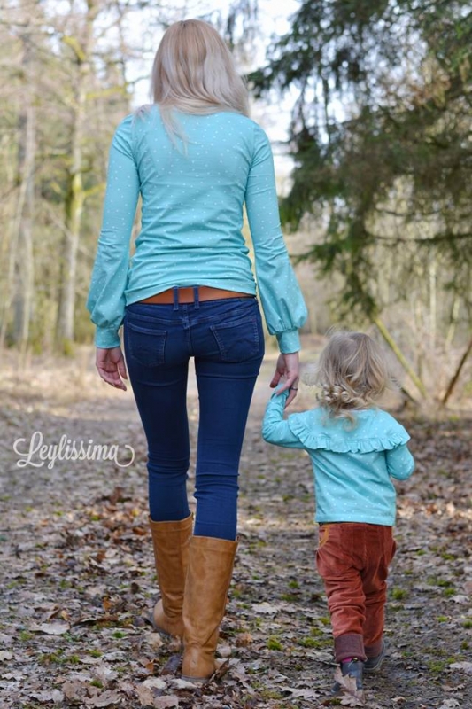 Jersey-Stoff "sweetheart dots #mint" (0,5m)