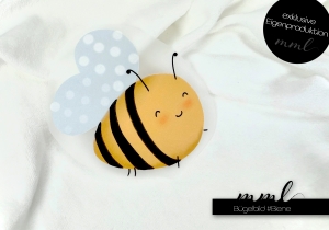 Bügelbild kleine Biene / Bienche...