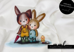 Bügelbild #Pippa und Arved / Her...