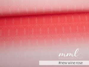 Jersey-Stoff Mellows flow #new wine rose (0,5m)