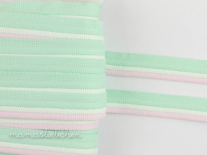 Paspelband Trio #rosa-mint (1,0m)