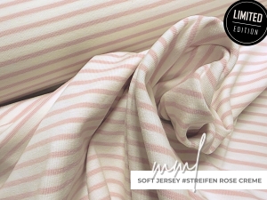 Soft Ringel Jersey #zartrosa cre...