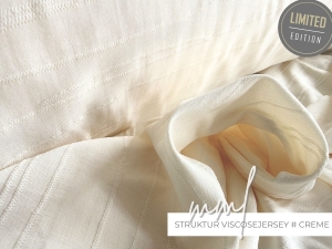 Struktur Viscose Jersey #creme w...