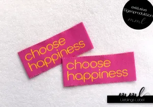 Weblabel-Set #choose happiness (...