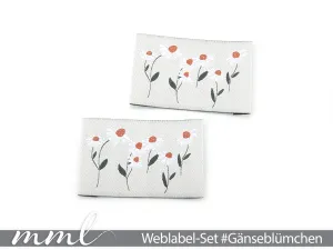 Weblabel-Set #Gänseblümchen (2er...