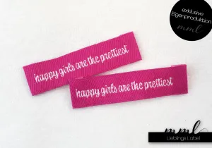 Weblabel-Set #happy girls are th...