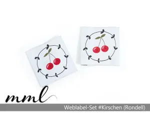 Weblabel-Set #Kirschen (Rondell)...