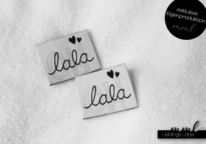 Weblabel-Set #OH lala (schwarz/w...