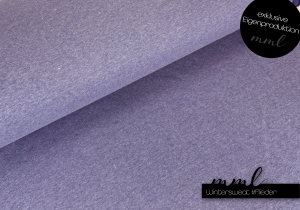 Winter-Sweat Stoff (meliert) #fl...